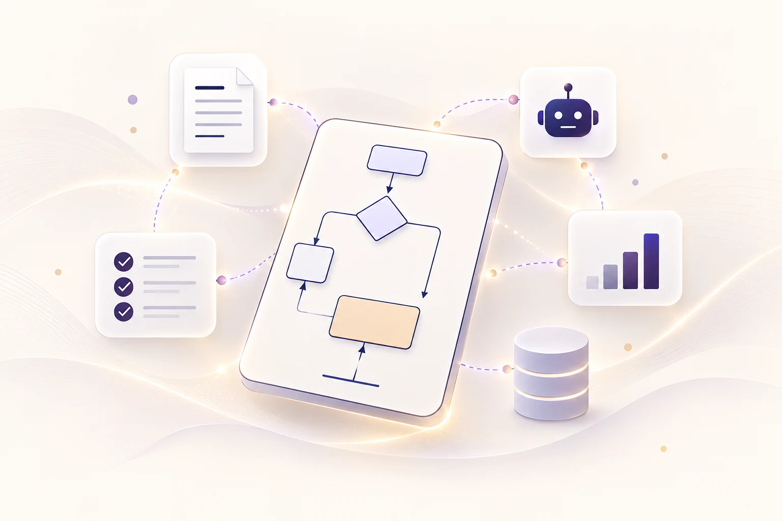 Workflow and automation readiness illustration from the 360network website.
